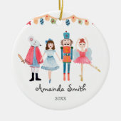 My 1st Christmas Nutcracker Ballerina ornament セラミックオーナメント (正面)