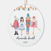 My 1st Christmas Nutcracker Ballerina ornament セラミックオーナメント (左)