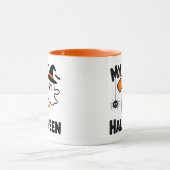 My 1st Halloween Cute Ghost Baby Bodysuit マグカップ (中央)