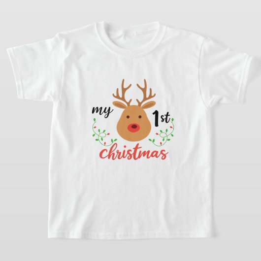 MY 1ST MERRY CHRISTMAS T-Shirt Tシャツ (レイダウン)