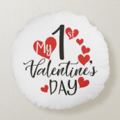 My 1st Valentines Day  ラウンドクッション (裏面)