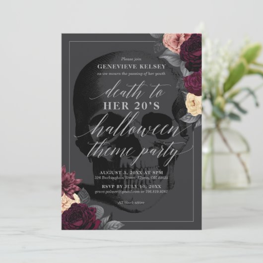 My 20のハロウィーンのテーマパーティーでの死 招待状 (スタンド正面)
