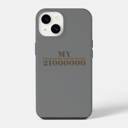 MY/21000000 iPhoneケース (裏面)