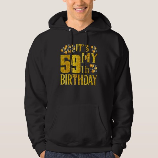 My 59誕生日Happy 1963誕生日T For M パーカ (正面)