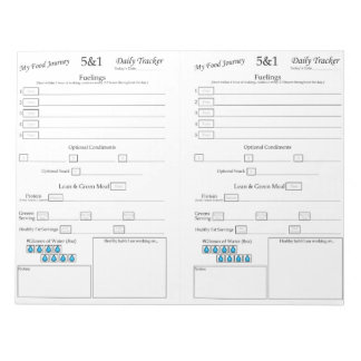 My 5 - 1フードトラッカー ノートパッド