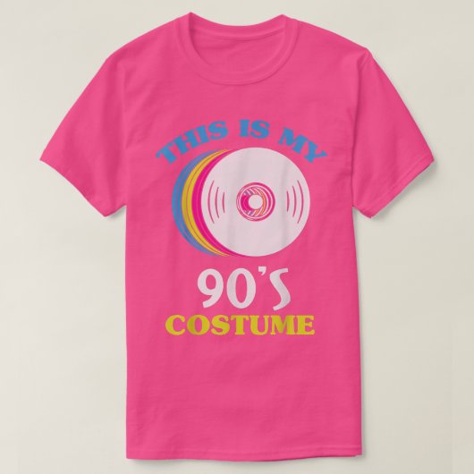 My 90sコスチュームレトロ音楽LPヴィンリーレコード Tシャツ (デザイン正面)