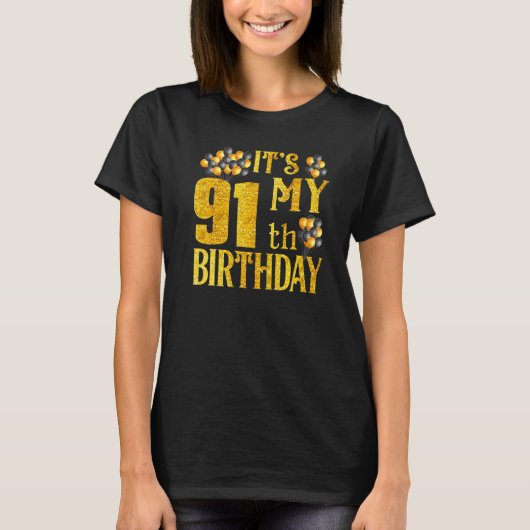 My 91誕生日Happy 1931誕生日Tee For M Tシャツ (正面)