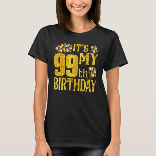 My 99誕生日Happy 1923誕生日Tee For M Tシャツ (正面)