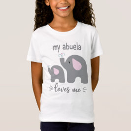 My Abuela Loves Me - Elephant 子供へ Shirt Tシャツ