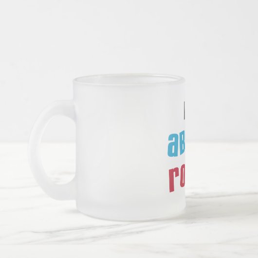 My Abuela Rocks Tシャツとギフト フロストグラスマグカップ (左)