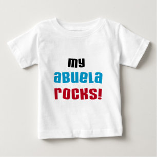 My Abuela Rocks Tシャツとギフト ベビーTシャツ
