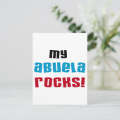 My Abuela Rocks Tシャツとギフト ポストカード (スタンド正面)