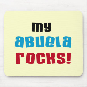 My Abuela Rocks Tシャツとギフト マウスパッド