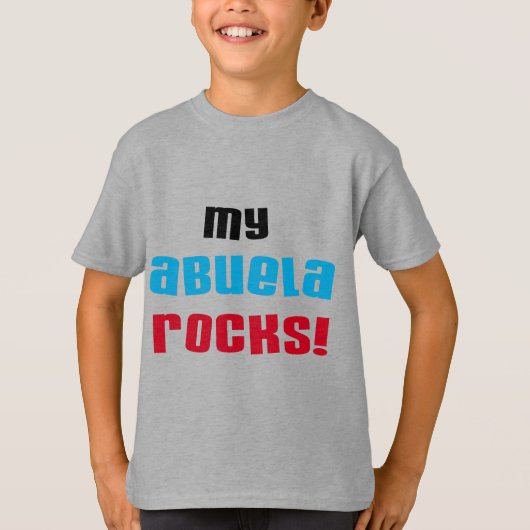 My Abuela Rocks Tシャツとギフト Tシャツ (正面)