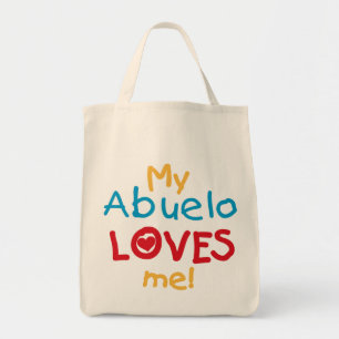 My Abuelo Loves Me Tシャツとプレゼント トートバッグ