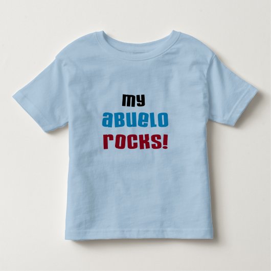 My Abuelo Rocks Tシャツとギフト トドラーTシャツ (正面)