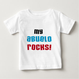 My Abuelo Rocks Tシャツとギフト ベビーTシャツ