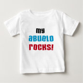 My Abuelo Rocks Tシャツとギフト ベビーTシャツ (正面)