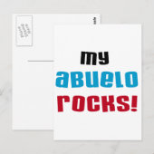 My Abuelo Rocks Tシャツとギフト ポストカード (正面/裏面)