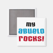 My Abuelo Rocks Tシャツとギフト マグネット (正面/裏面)