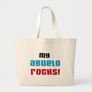 My Abuelo Rocks Tシャツとギフト ラージトートバッグ