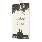 My Always and Forever Romantic B&W写真 カーエアーフレッシュナー (左)