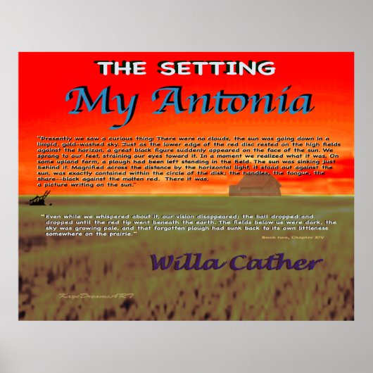 My Antonia設定 ポスター (正面)