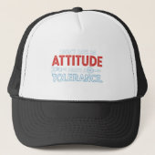 My Attitude Depends On Your Tolerance キャップ (正面)