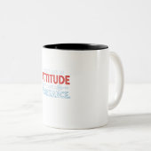 My Attitude Depends On Your Tolerance ツートーンマグカップ (正面右)