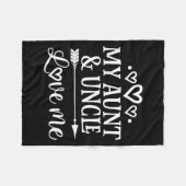 My Aunt And Uncle Love Me Niece  フリースブランケット (正面(横))