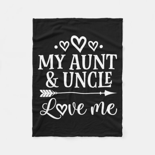 My Aunt And Uncle Love Me Niece  フリースブランケット (正面)