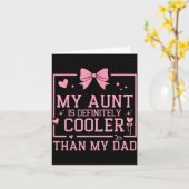 My Aunt Is Definitely Cooler Than My Dad Niece Nep カード (黄色い花)