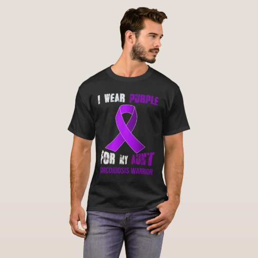 MY AUNT MY SARCOIDOSIS WARRIOR Tシャツ (正面フル)