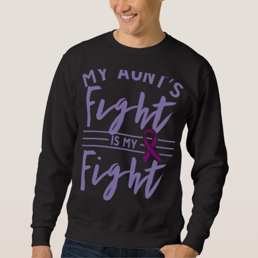 My Aunt s Fight is My Fight Epilepsy Awareness スウェットシャツ (正面)