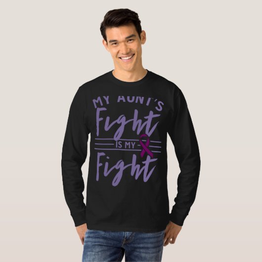 My Aunt s Fight is My Fight Epilepsy Awareness Tシャツ (正面フル)