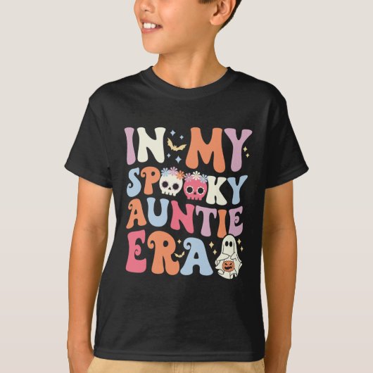 My Auntie Era不気味ハロウィーンGroovy Witchy Sp Tシャツ (正面)