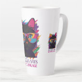 MY AURA SAYS カフェラテマグ (右アングル)