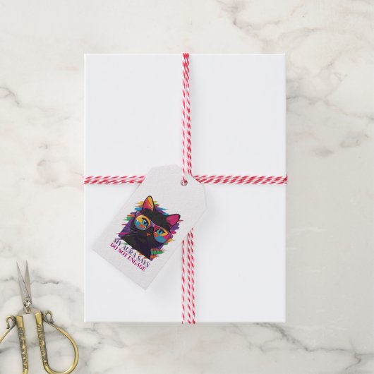 My Aura Says Sticker ギフトタグ (より糸付き)