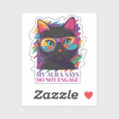 My Aura Says Sticker シール (シート)