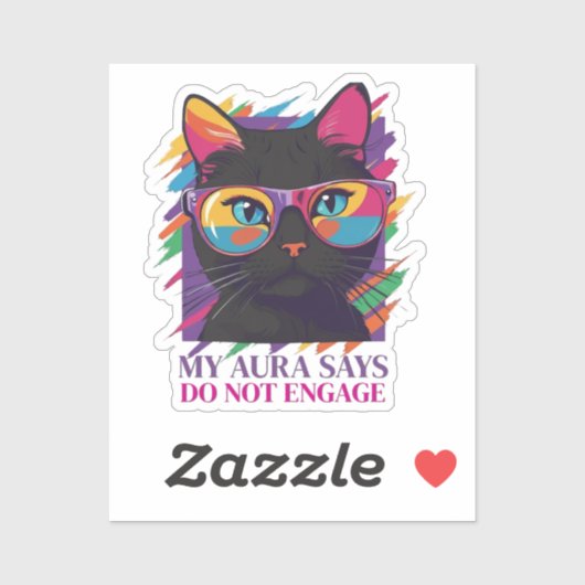 My Aura Says Sticker シール (シート)