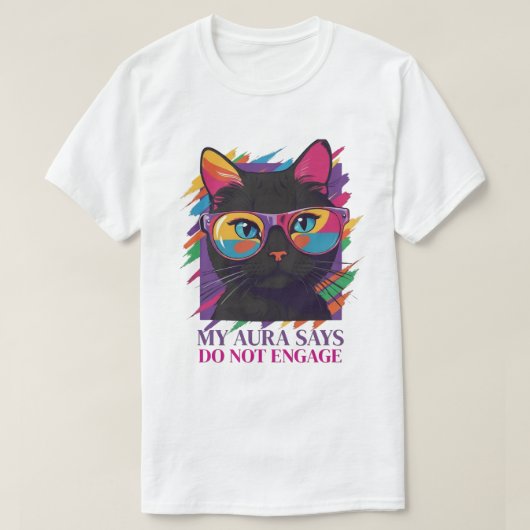 MY AURA SAYS Tシャツ (デザイン正面)