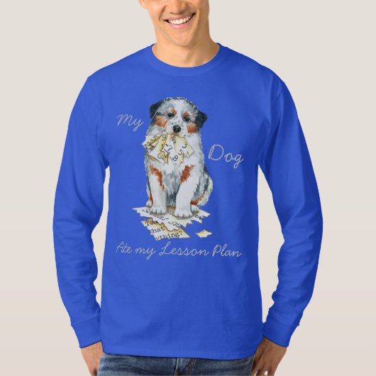 My Aussie 食べ  My Lesson Plan Tシャツ (正面)