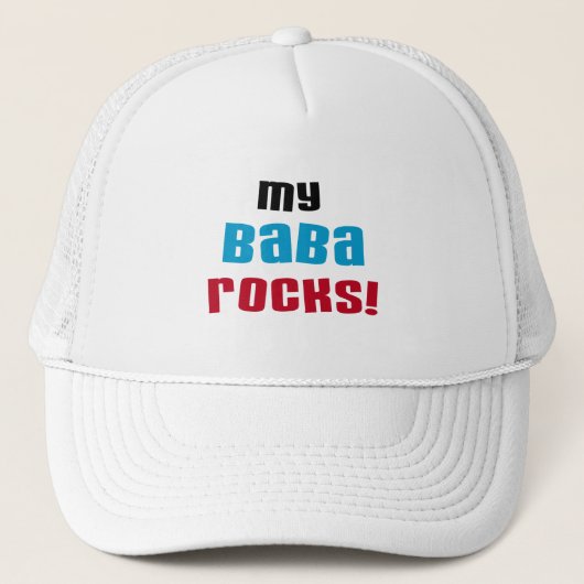My Baba Rocks Tシャツとギフト キャップ (正面)
