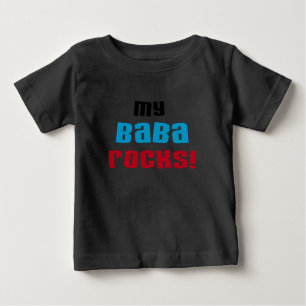 My Baba Rocks Tシャツとギフト ベビーTシャツ