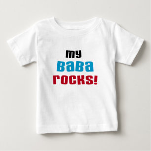 My Baba Rocks Tシャツとギフト ベビーTシャツ
