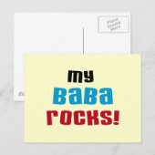 My Baba Rocks Tシャツとギフト ポストカード (正面/裏面)