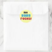 My Baba Rocks Tシャツとギフト ラウンドシール (バッグ)