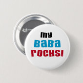My Baba Rocks Tシャツとギフト 缶バッジ (正面&裏面)
