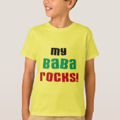 My Baba Rocks Tシャツとギフト Tシャツ (正面)