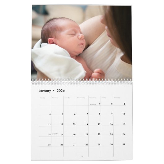 My Baby Calender 2025 カレンダー (1月 2026)